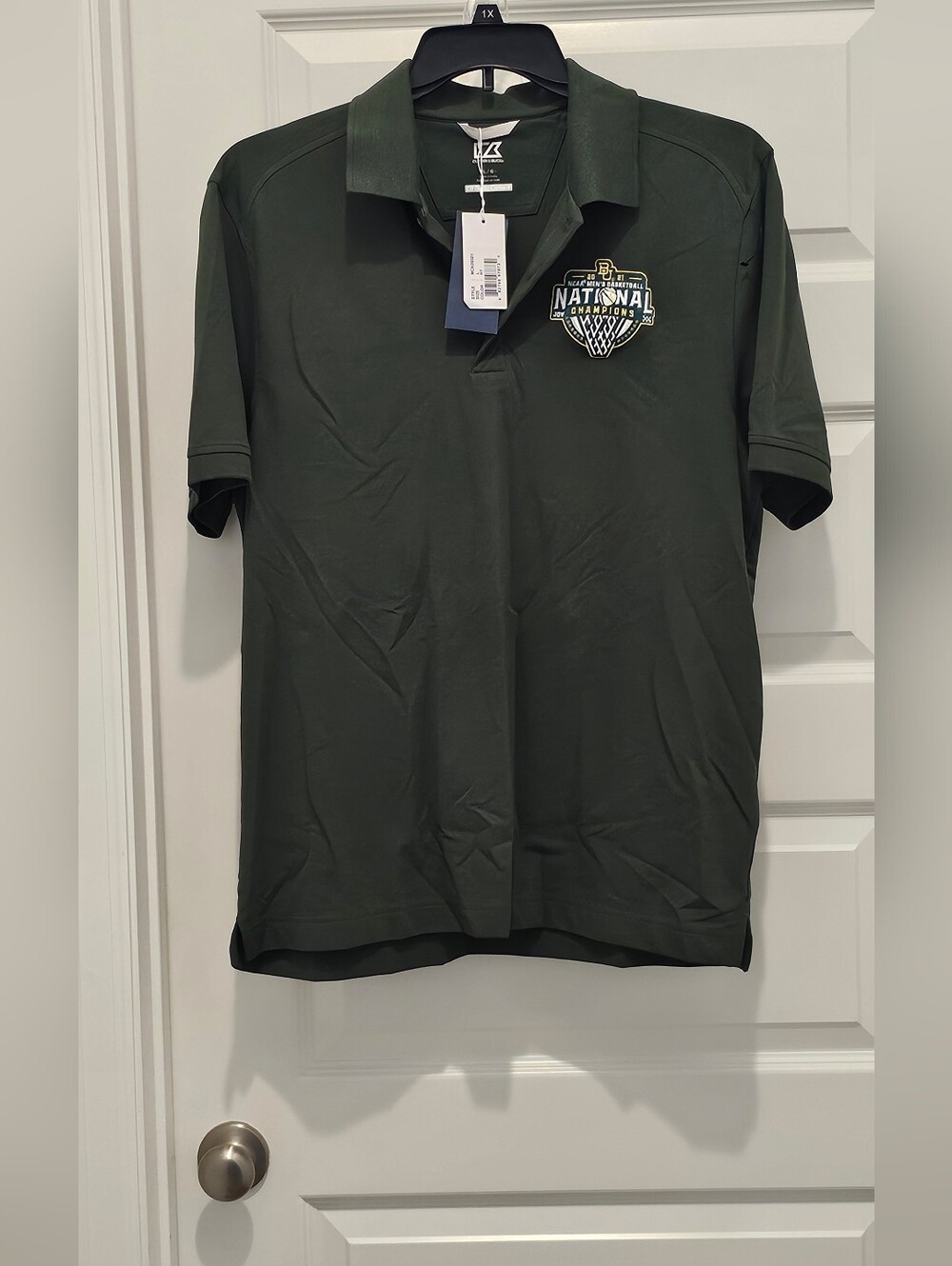 NWT Cutter & Buck SS Polo Shirt-Green